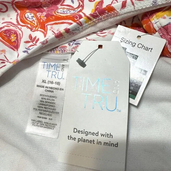 * NWT MID-RISE BIKINI SWIM BOTTOM 16/18  #M - Picture 3 of 5